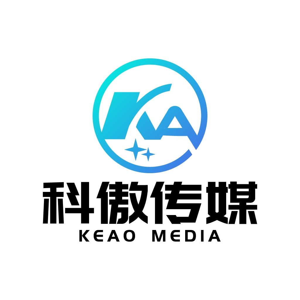现代科技感媒体公司logo设计
