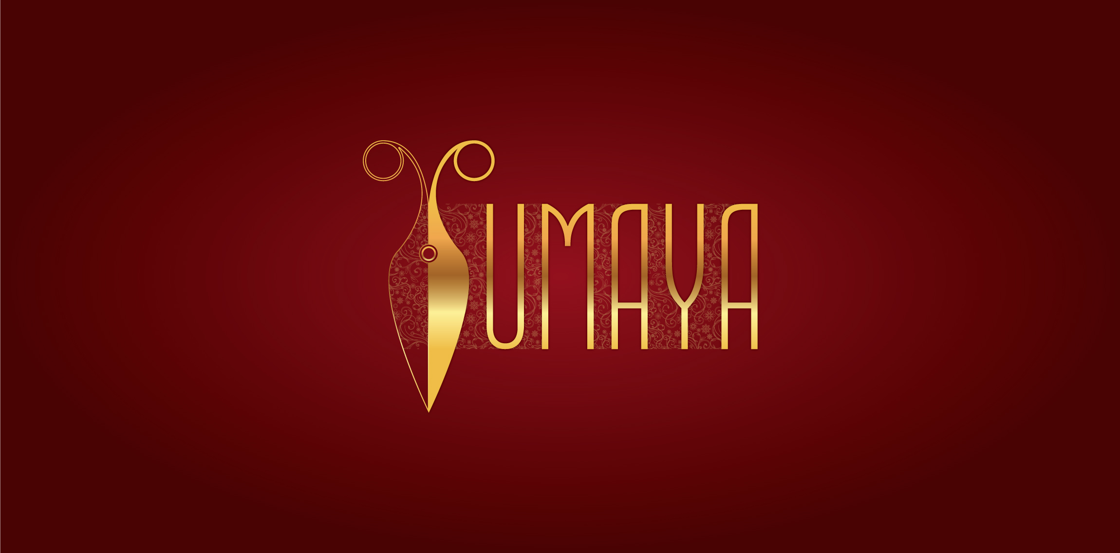 奢华品牌logo设计:UMAYA