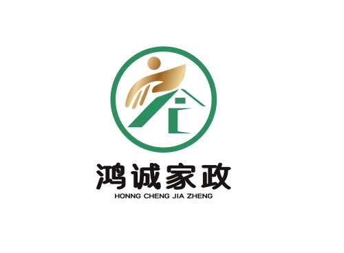 鸿诚家政服务行业logo设计