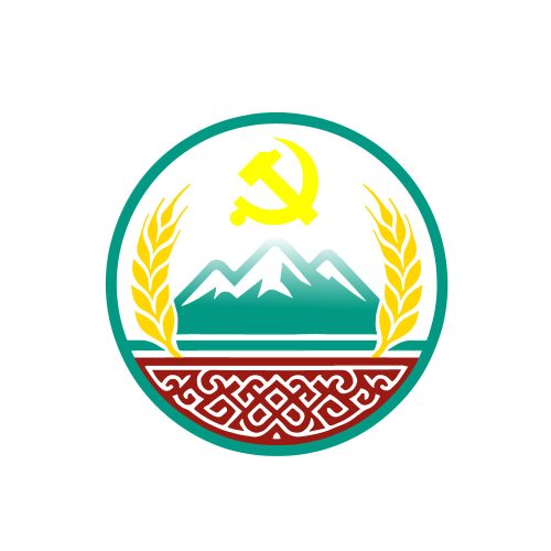 党徽风格山水logo设计