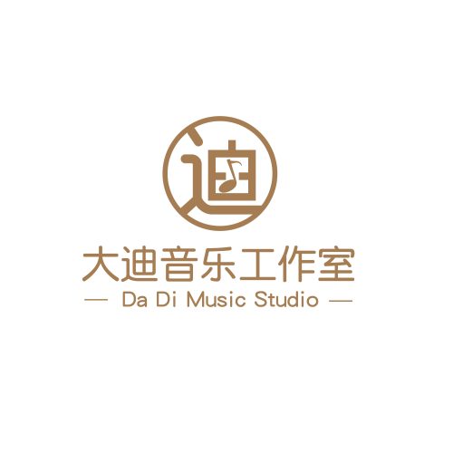 大迪音乐工作室创意logo设计