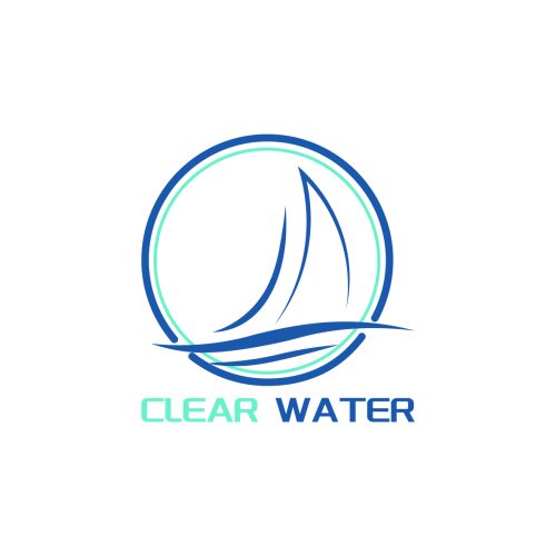 CLEAR WATER品牌简约logo设计