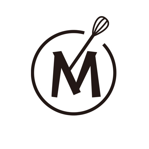 极简立体M字母logo设计