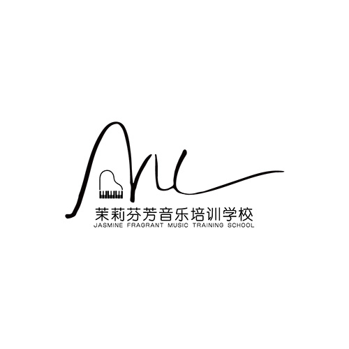 茉莉芬芳音乐培训学校logo设计