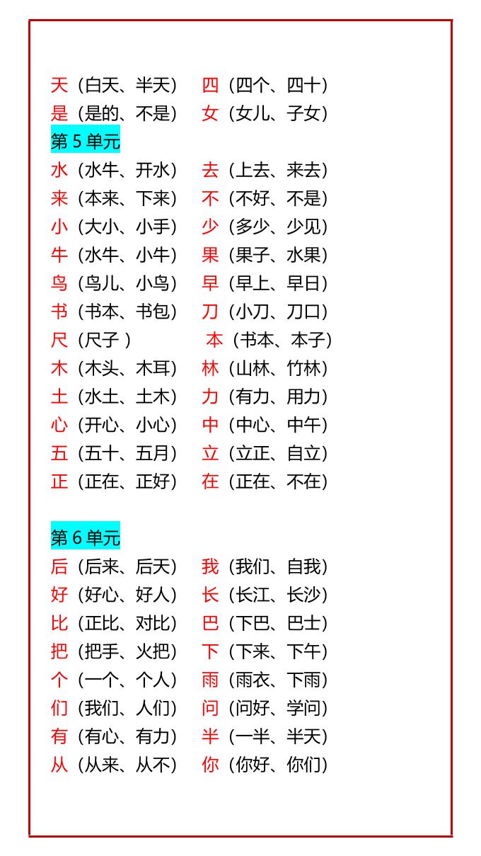 【2025秋新版】一年级语文上册精编知识点收藏起来，多读多记