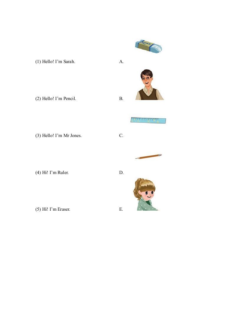 三年级英语上册Unit1_A_Let’s_learn同步习题(4)（人教版一起点）