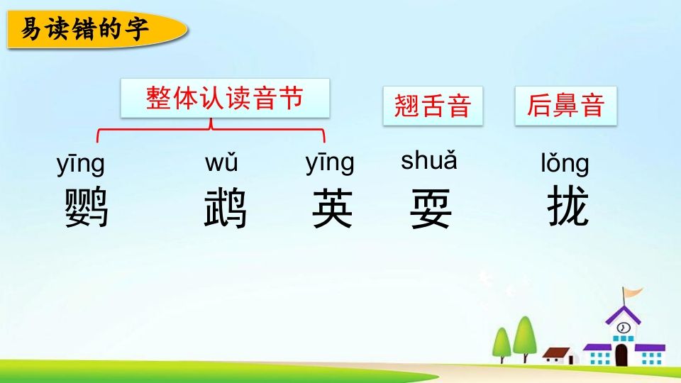 三年级语文上册第五单元复习（部编版）