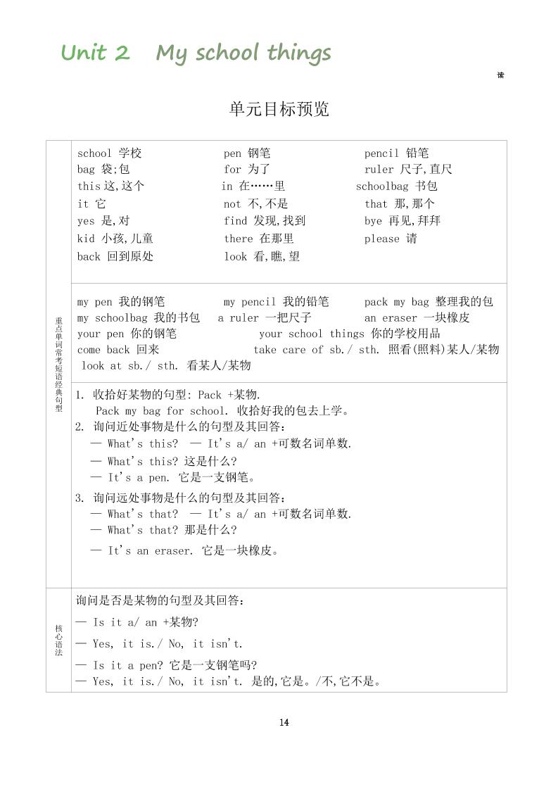 三上英语-外研版知识点归纳