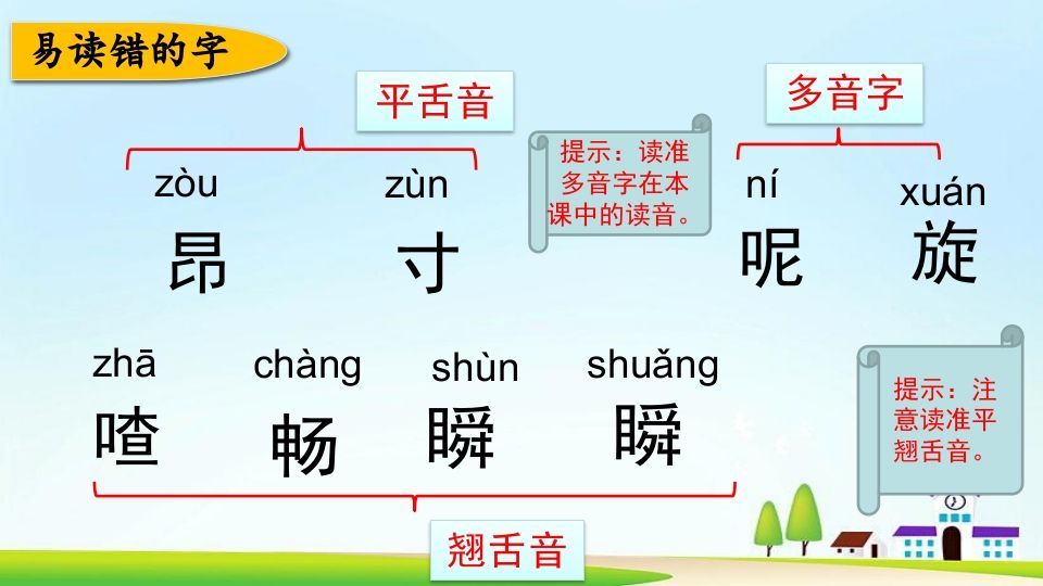 三年级语文上册第七单元复习（部编版）