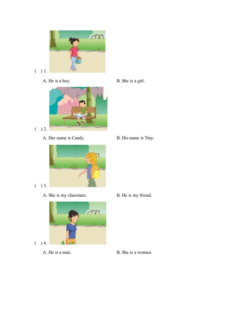 二年级英语上册Unit2_单元测试卷（人教版一起点）