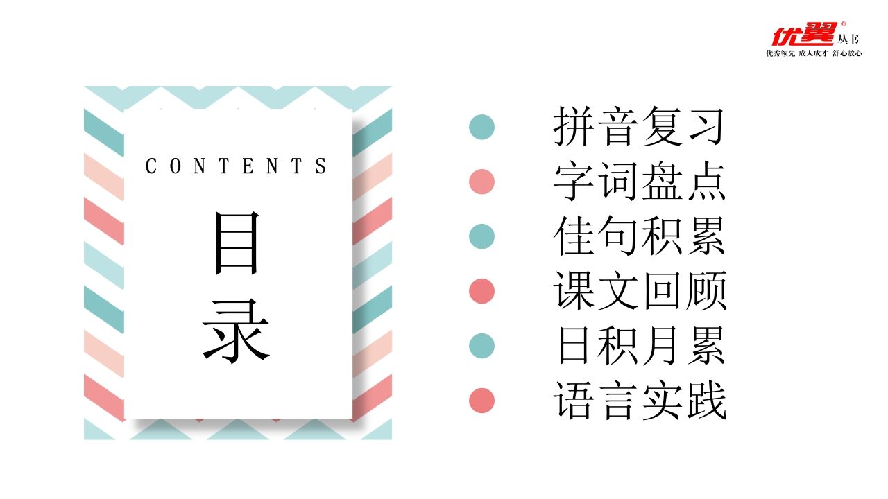 五年级语文上册第二单元复习课件（部编版）