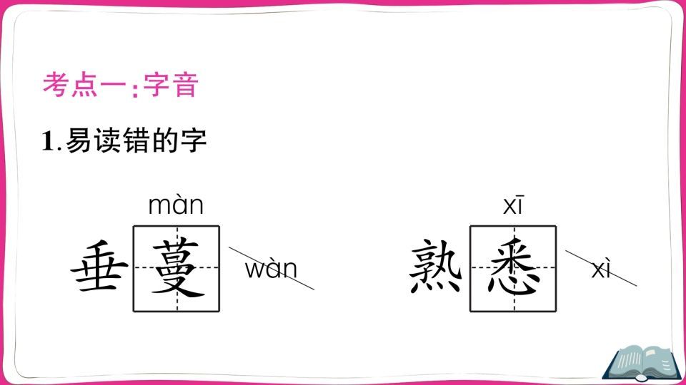 五年级语文上册第一单元知识总结（部编版）