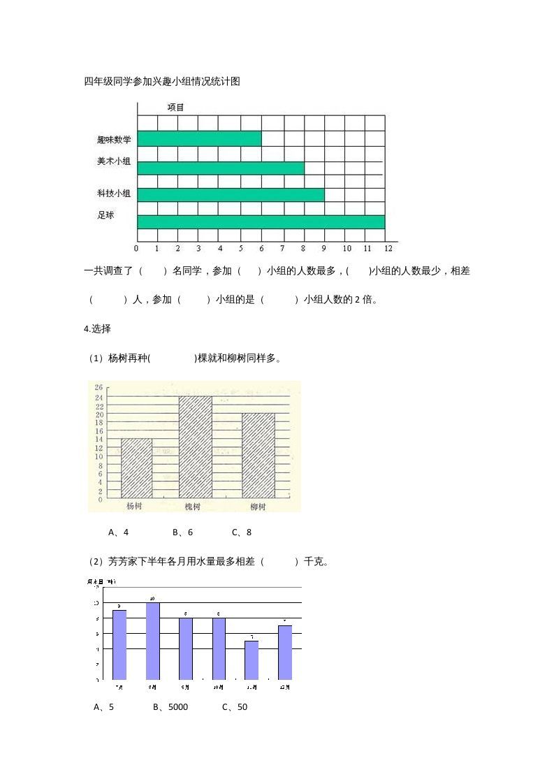 六年级数学上册5.3身高的情况（北师大版）