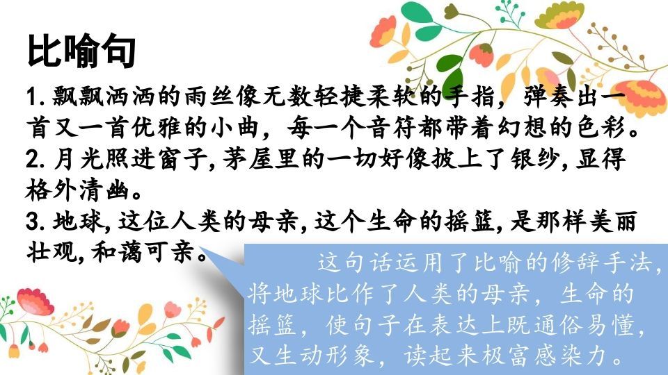 六年级语文上册句子专项复习（部编版）