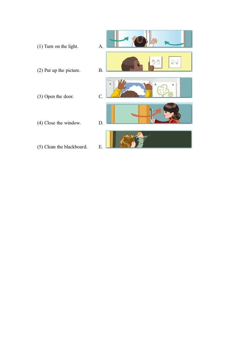 四年级英语上册Unit1_A_Let’s_learn同步习题（人教版一起点）