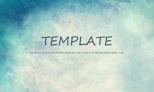 蓝色梦幻操作通用商务PPT模板