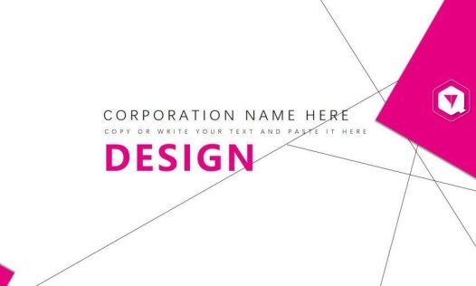 几何大色块杂志风PPT模板