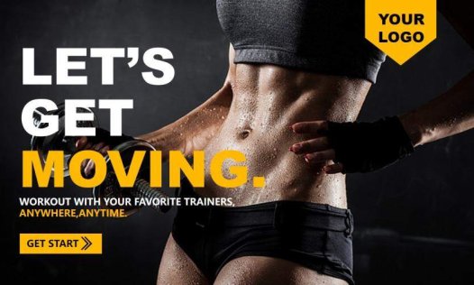 运动塑身健身减肥主题PPT模板