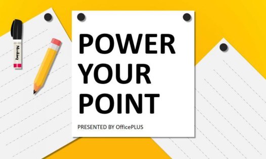 创意便签便利贴设计PPT模板