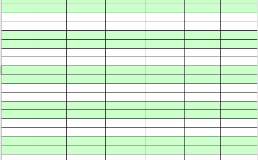 公司客户订单excel模板