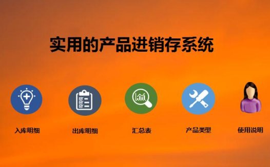 实用的产品进销存系统excel模板