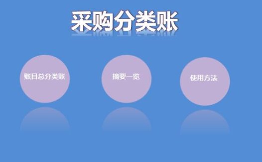 采购分类账管理系统Excel模板