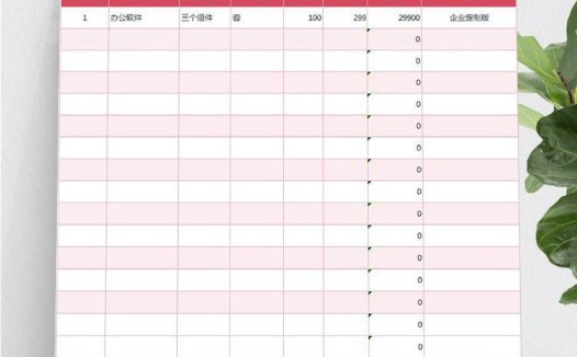 简约红色系产品退货单