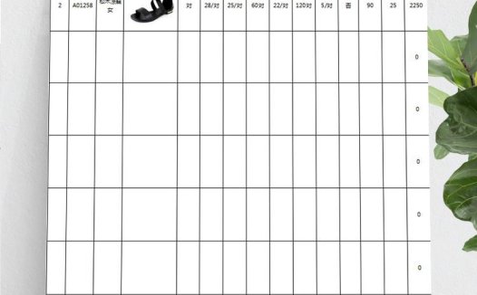 商贸产品报价单