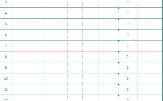绿色纹路风送货单Excel模板