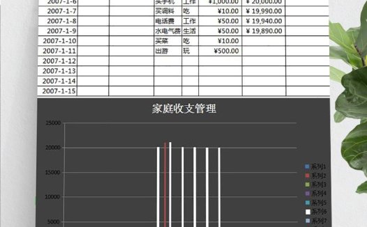 黑色家庭收支管理