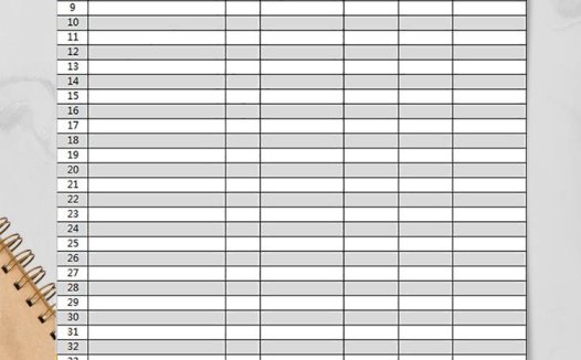 单位办公用品领用登记表