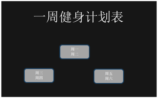 一周健身计划表excel模板