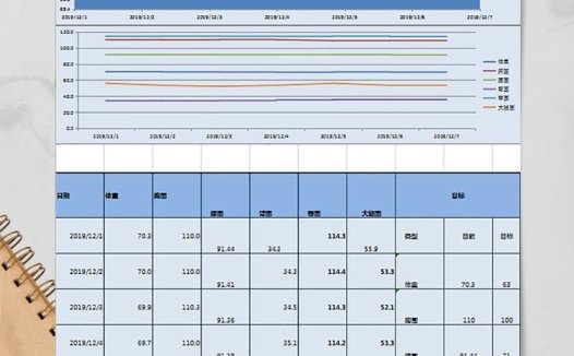 蓝白健身计划表