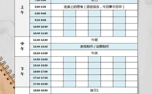 工作周计划安排