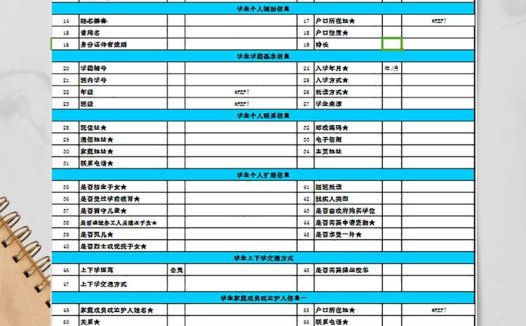 学生基本信息表