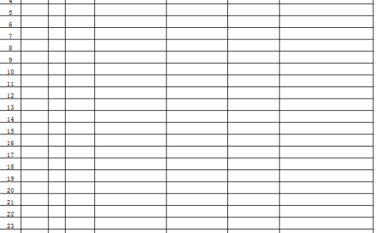公共管理专业学生名册表excel模板