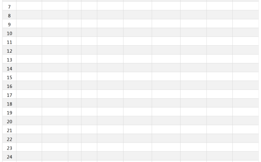 简约员工花名册Excel模板