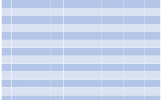 蓝色简约公司员工花名册