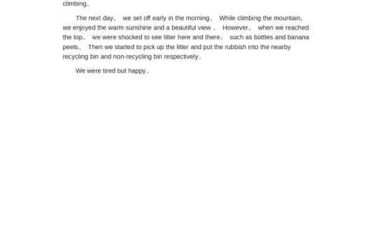 ourspringouting-高考英语作文范文