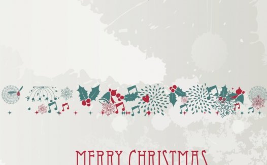 小清新卡通抽象麋鹿贺卡