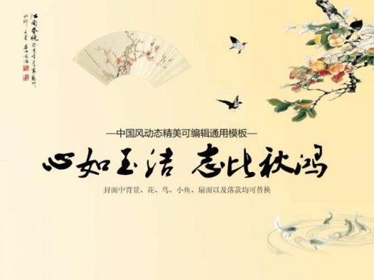 中国风动态精美商务述职报告工作总结PPT模板