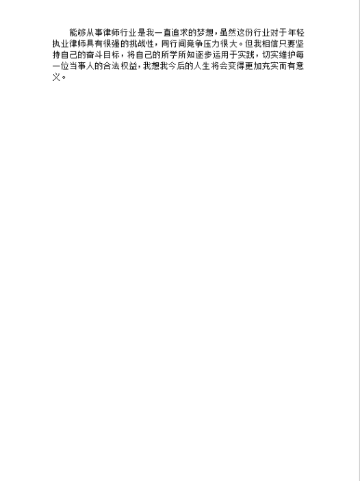 律师实习总结范文模板Word模板