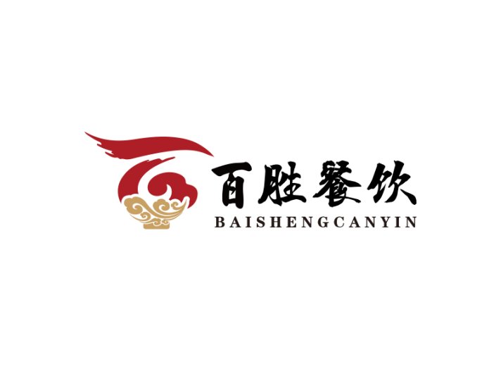 百胜餐饮logo设计：传统与现代的完美融合