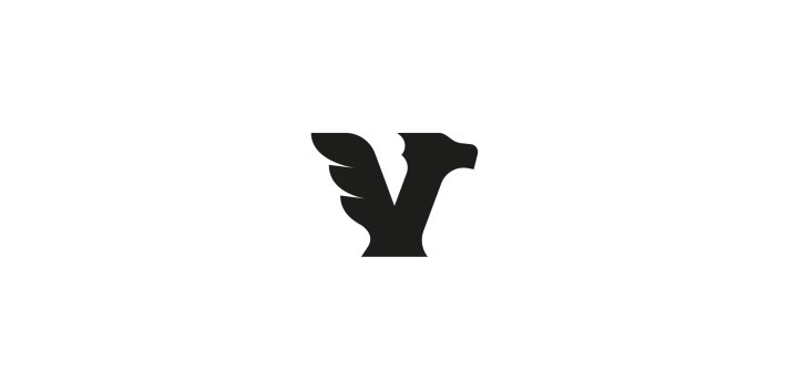 鹰头字母Y标志设计