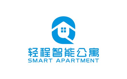 轻程智能公寓logo设计