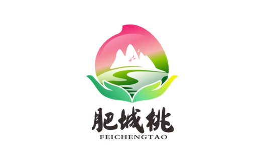 环保手绘山水logo设计