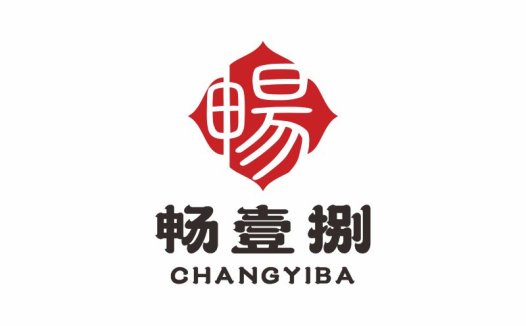 简约红色中国风logo设计