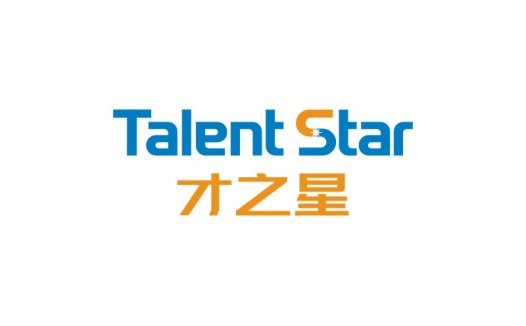 Talent Star Logo设计:简洁现代企业形象