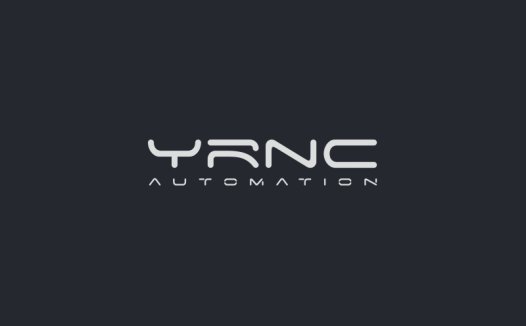现代简约风格的YRNC logo设计