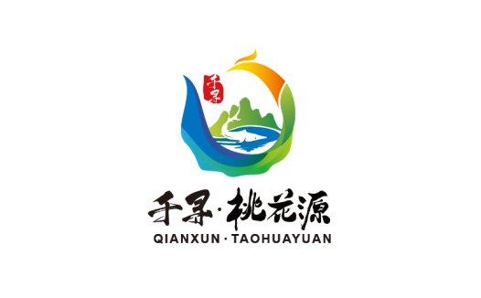 千寻·桃花源logo设计